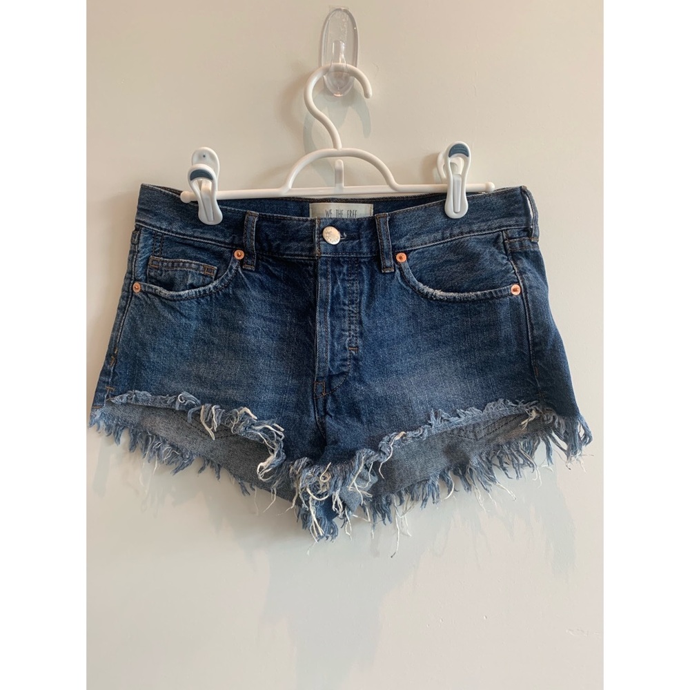 Free People Jean Shorts